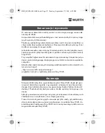 Preview for 97 page of Würth HL 10-A Translation Of The Original Operating Instructions