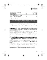 Preview for 103 page of Würth HL 10-A Translation Of The Original Operating Instructions