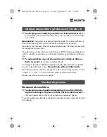 Preview for 111 page of Würth HL 10-A Translation Of The Original Operating Instructions