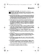 Preview for 116 page of Würth HL 10-A Translation Of The Original Operating Instructions