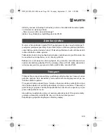 Preview for 120 page of Würth HL 10-A Translation Of The Original Operating Instructions