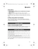 Preview for 133 page of Würth HL 10-A Translation Of The Original Operating Instructions