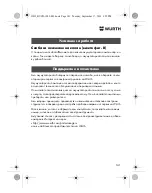 Preview for 141 page of Würth HL 10-A Translation Of The Original Operating Instructions