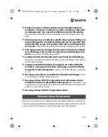 Preview for 145 page of Würth HL 10-A Translation Of The Original Operating Instructions