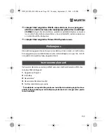 Preview for 159 page of Würth HL 10-A Translation Of The Original Operating Instructions