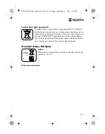 Preview for 172 page of Würth HL 10-A Translation Of The Original Operating Instructions