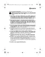 Preview for 181 page of Würth HL 10-A Translation Of The Original Operating Instructions