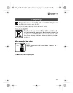 Preview for 186 page of Würth HL 10-A Translation Of The Original Operating Instructions