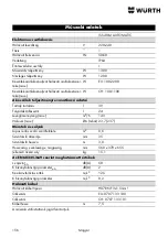 Preview for 156 page of Würth ISS 40-M AUTOMATIC Translation Of The Original Operating Instructions