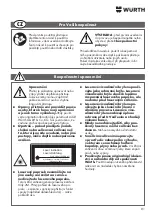 Preview for 81 page of Würth MLLG18 Translation Of The Original Operating Instructions