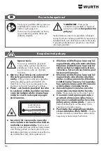 Preview for 86 page of Würth MLLG18 Translation Of The Original Operating Instructions