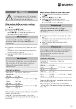 Preview for 23 page of Würth MM 600 TRMS Translation Of The Original Operating Instructions