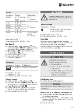 Preview for 73 page of Würth MM 600 TRMS Translation Of The Original Operating Instructions