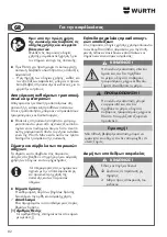 Preview for 82 page of Würth MM 600 TRMS Translation Of The Original Operating Instructions