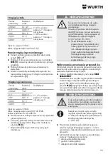 Preview for 99 page of Würth MM 600 TRMS Translation Of The Original Operating Instructions