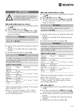 Preview for 177 page of Würth MM 600 TRMS Translation Of The Original Operating Instructions