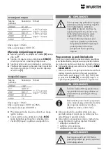 Preview for 183 page of Würth MM 600 TRMS Translation Of The Original Operating Instructions