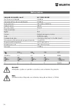 Preview for 26 page of Würth POWERDISK Operating Instructions Manual