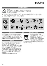 Preview for 48 page of Würth POWERDISK Operating Instructions Manual