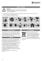 Preview for 56 page of Würth POWERDISK Operating Instructions Manual