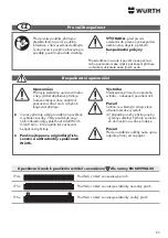 Preview for 65 page of Würth POWERDISK Operating Instructions Manual