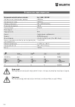 Preview for 94 page of Würth POWERDISK Operating Instructions Manual