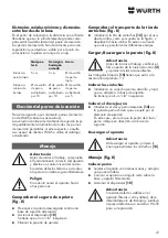 Preview for 41 page of Wurth Master 0864 500 Translation Of The Original Operating Instructions