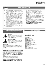 Preview for 119 page of Wurth Master 0864 500 Translation Of The Original Operating Instructions