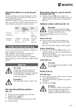 Preview for 129 page of Wurth Master 0864 500 Translation Of The Original Operating Instructions