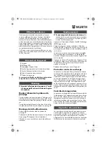 Preview for 15 page of wurth 0702 124 X Original Operating Instructions