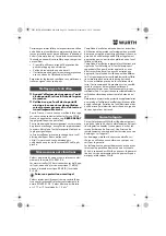 Preview for 16 page of wurth 0702 124 X Original Operating Instructions