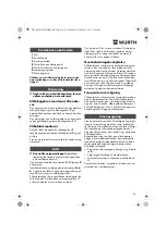 Preview for 30 page of wurth 0702 124 X Original Operating Instructions