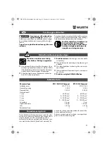 Preview for 32 page of wurth 0702 124 X Original Operating Instructions