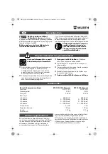 Preview for 45 page of wurth 0702 124 X Original Operating Instructions