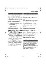 Preview for 54 page of wurth 0702 124 X Original Operating Instructions