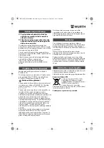 Preview for 68 page of wurth 0702 124 X Original Operating Instructions