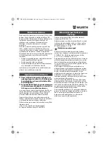 Preview for 81 page of wurth 0702 124 X Original Operating Instructions