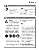 Preview for 17 page of wurth ESS 115-2 Original Operating Instructions