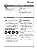 Preview for 37 page of wurth ESS 115-2 Original Operating Instructions