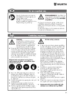 Preview for 49 page of wurth ESS 115-2 Original Operating Instructions