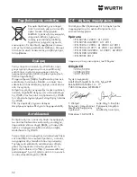 Preview for 52 page of wurth ESS 115-2 Original Operating Instructions