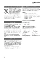 Preview for 60 page of wurth ESS 115-2 Original Operating Instructions