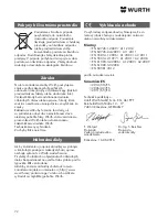 Preview for 72 page of wurth ESS 115-2 Original Operating Instructions