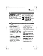 Preview for 99 page of wurth H 22-SLE Translation Of The Original Operating Instructions