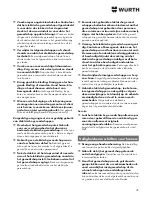 Preview for 45 page of wurth H 28-MLE Power Translation Of The Original Operating Instructions