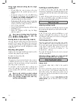 Preview for 12 page of wurth MSF 30 Operating Instructions Manual