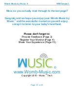 Preview for 20 page of Wusic Womb Music Compact User Manual