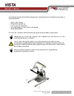 Preview for 7 page of WY'EAST MEDICAL VISTA 400 Instructions For Use Manual