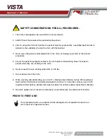 Preview for 8 page of WY'EAST MEDICAL VISTA 400 Instructions For Use Manual