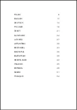 Preview for 3 page of X-lander Around the World XQ Instructions For Use Manual